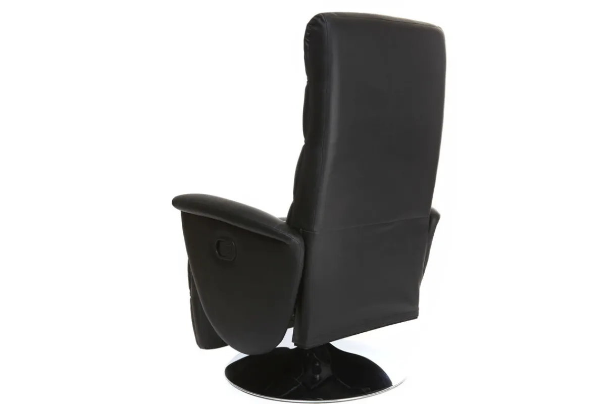 Miliboo Relax-Sessel manuell verstellbar Schwarz NELSON* Relaxsessel|Sessel