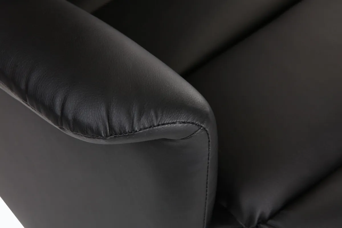 Miliboo Relax-Sessel manuell verstellbar Schwarz NELSON* Relaxsessel|Sessel