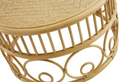 Miliboo Runde Couchtische aus Rattan und Bambus D70 cm und D40 cm (2er-Set) SORAYA* Couchtische