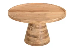 Miliboo Runder Couchtisch aus Massivholz D80 MATERA* Couchtische