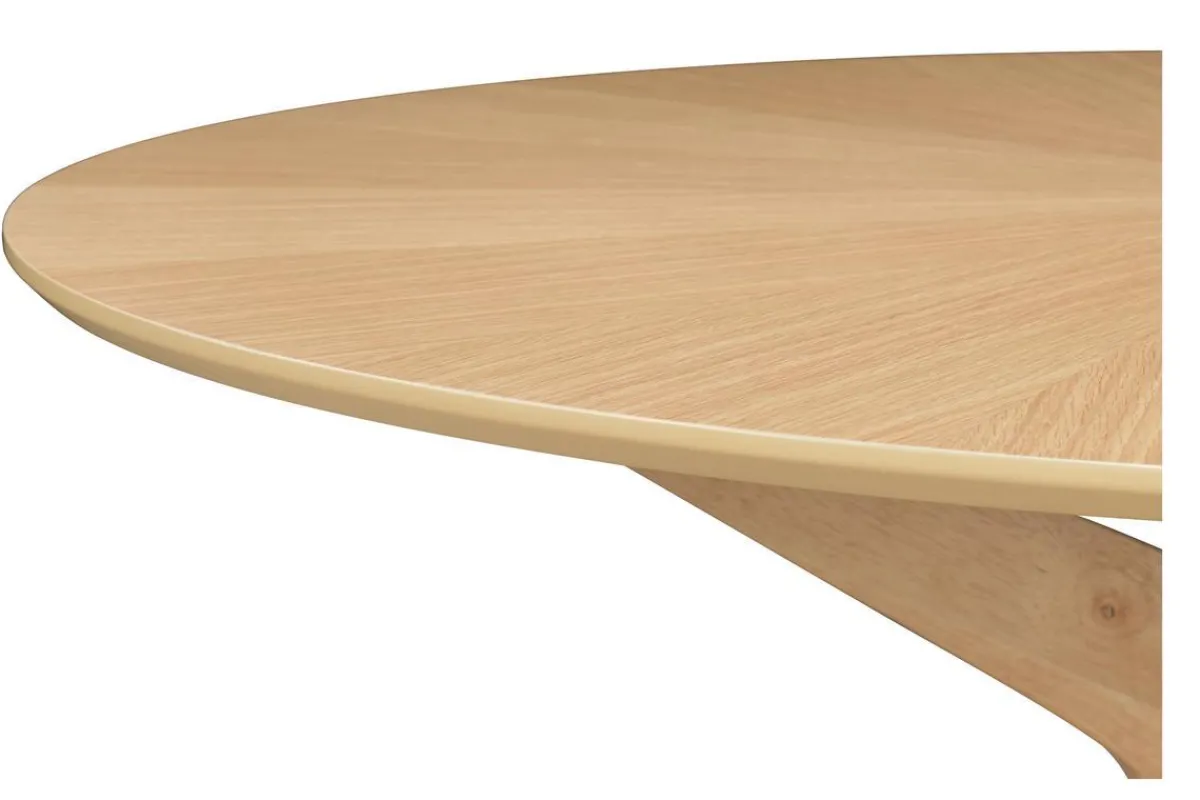Miliboo Runder Design-Esstisch aus Eiche D120 cm DIELLI* Esstische