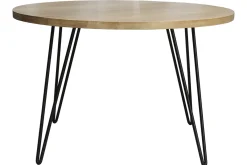 Miliboo Runder Esstisch aus massivem Mangoholz D116 cm VIBES* Esstische