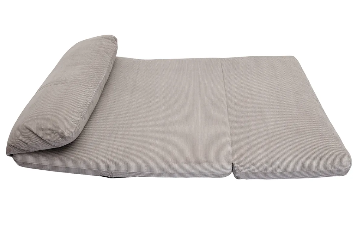 Miliboo Schlafsessel aus Cord in Hellgrau 2-Sitzer SPENCER* Schlafsessel
