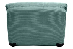 Miliboo Schlafsessel aus Cord in hellem Grünblau 1-Sitzer SPENCER* Schlafsessel