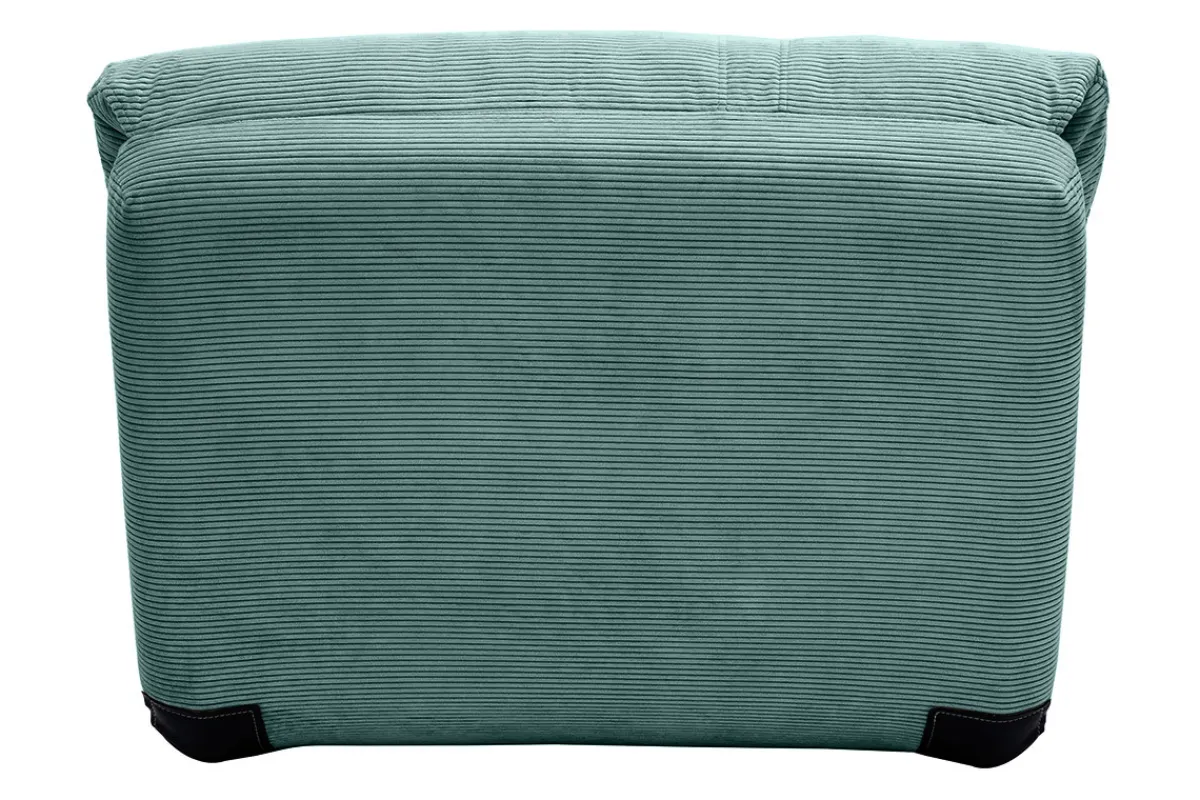 Miliboo Schlafsessel aus Cord in hellem Grünblau 1-Sitzer SPENCER* Schlafsessel