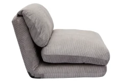 Miliboo Schlafsessel aus Cord in Hellgrau 1-Sitzer SPENCER* Schlafsessel