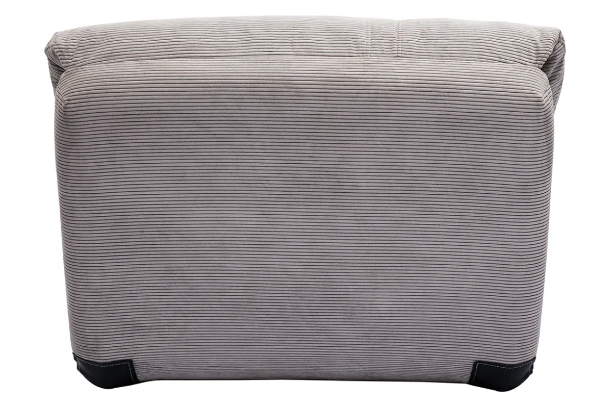 Miliboo Schlafsessel aus Cord in Hellgrau 1-Sitzer SPENCER* Schlafsessel