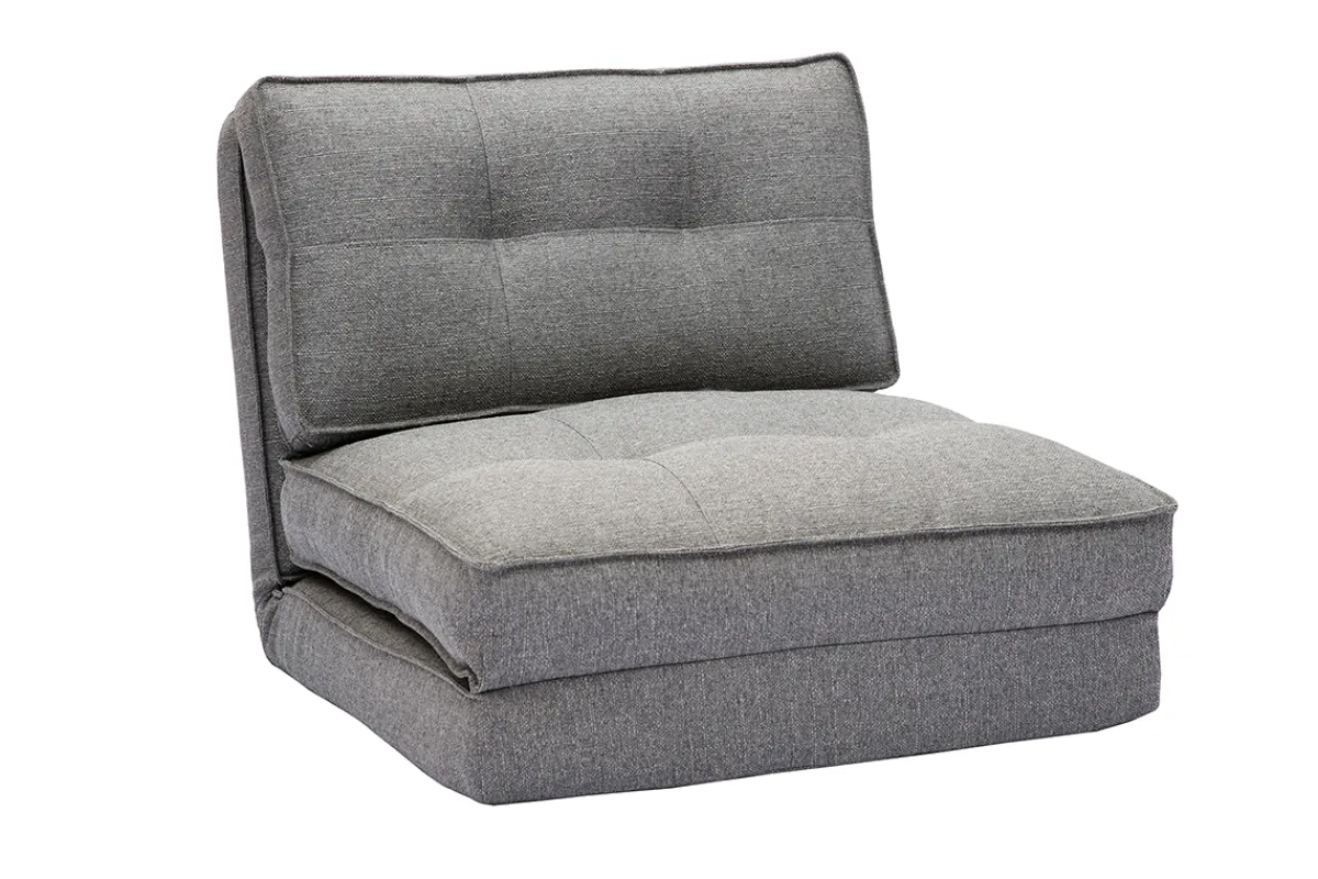 Miliboo Schlafsessel grau meliert SALLY*Kinder Schlafsessel|Kinderbetten