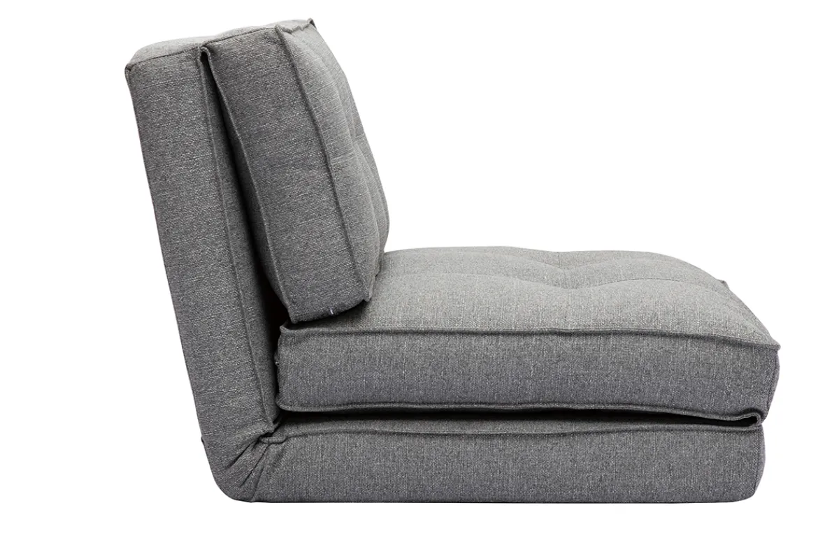 Miliboo Schlafsessel grau meliert SALLY*Kinder Schlafsessel|Kinderbetten