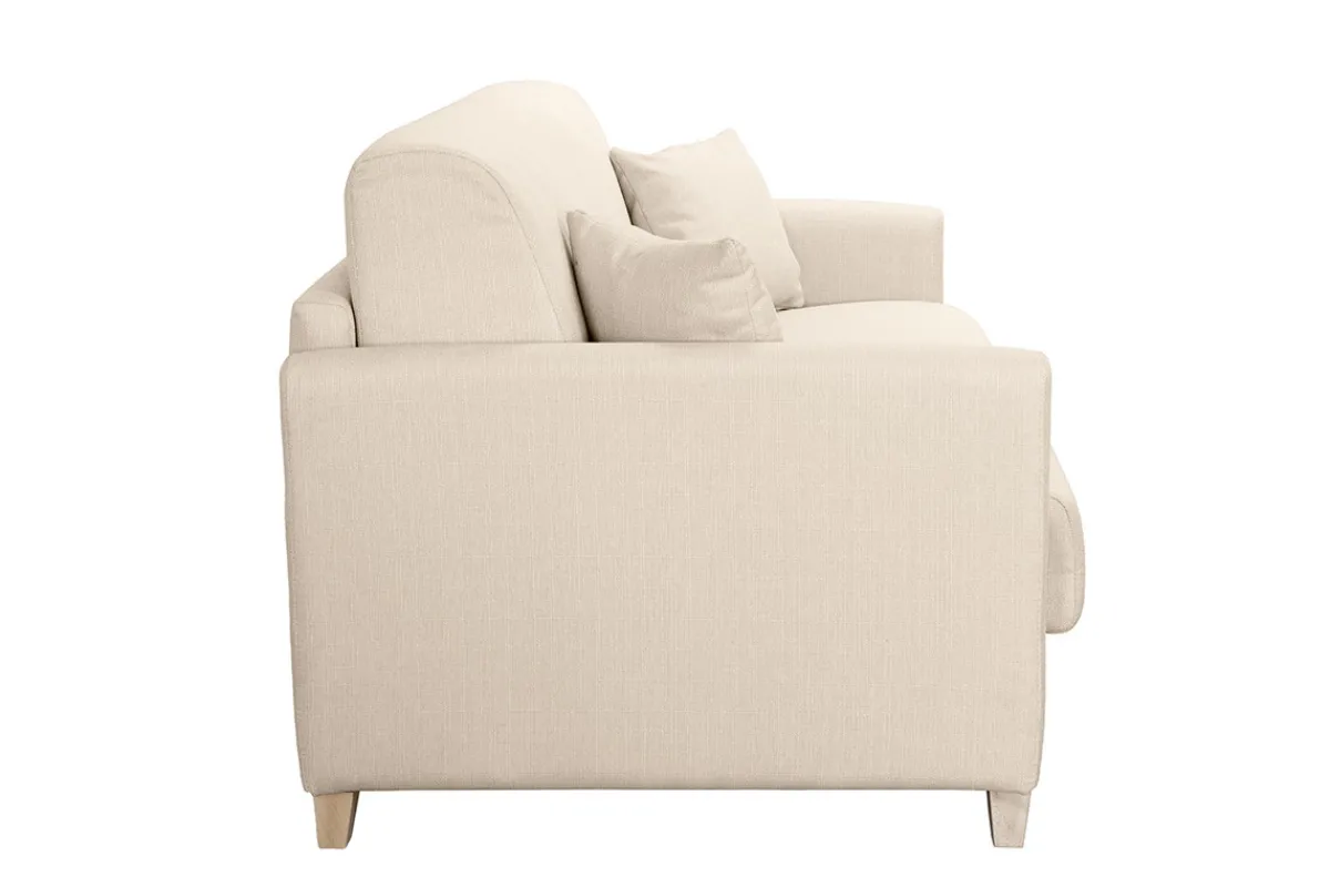 Miliboo Schlafsofa 3 Plätze skandinavisch beige SKANDY* Schlafsofas