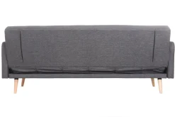 Miliboo Schlafsofa 3 Plätze skandinavisches Design Dunkelgrau ULLA* Schlafsofas