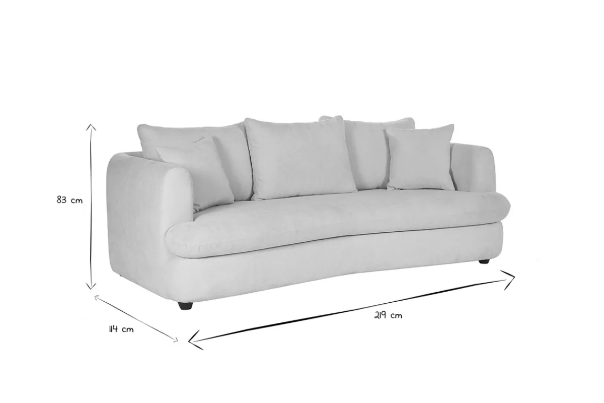 Miliboo Schlafsofa 3-4 Sitzer in terracottafarbenem Stoff mit Samteffekt und abziehbarem Bezug SACHA* Schlafsofas