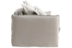 Miliboo Schlafsofa mit abnehmbarem Bezug aus beiger Baumwolle ALDO* Schlafsofas