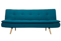 Miliboo Schlafsofa 3-Sitzer blaugrün SENSO* Schlafsofas