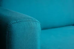 Miliboo Schlafsofa skandinavisch blaugrün und Holz GRAHAM* Schlafsofas