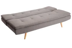 Miliboo Schlafsofa skandinavisch 3 Plätze Dunkelgrau SENSO* Schlafsofas