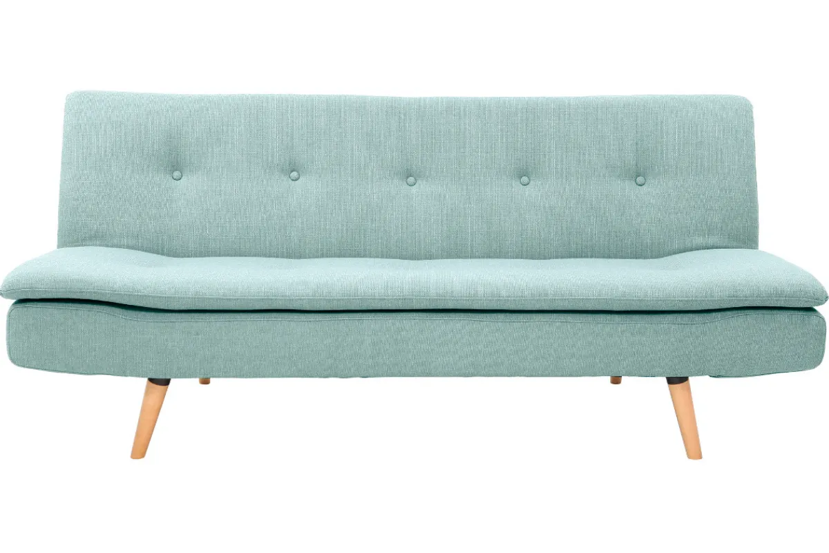 Miliboo Schlafsofa skandinavisch 3 Plätze Lagunenblau SENSO* Schlafsofas