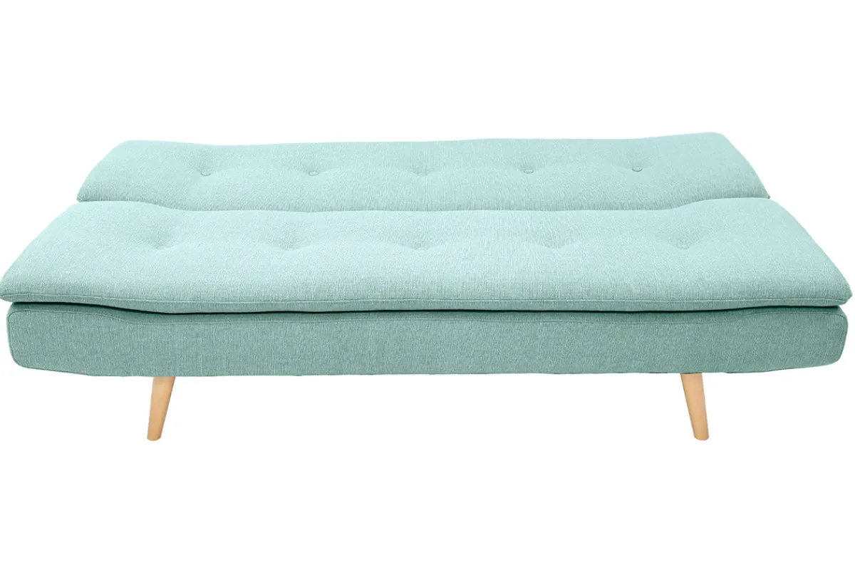 Miliboo Schlafsofa skandinavisch 3 Plätze Lagunenblau SENSO* Schlafsofas