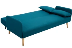 Miliboo Schlafsofa skandinavisch 3 Plätze blaugrün LULA* Schlafsofas