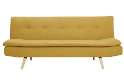 Miliboo Schlafsofa skandinavisches Design 3 Plätze Gelb SENSO* Schlafsofas