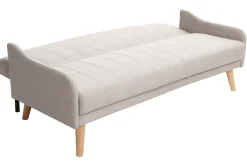 Miliboo Schlafsofa skandinavisches Design 3 Plätze Grau ARYA* Schlafsofas