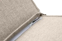 Miliboo Schlafsofa taupefarbener Stoff 1-Sitzer KATY* Schlafsessel