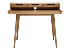 Miliboo Schreibtisch aus Eschenfurnier 3 Schubladen OPUS* Design-schreibtische