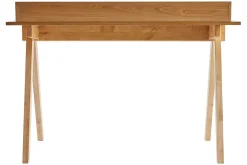 Miliboo Schreibtisch aus hellem Holz mit Ablagen L120 cm PULITO* Design-schreibtische