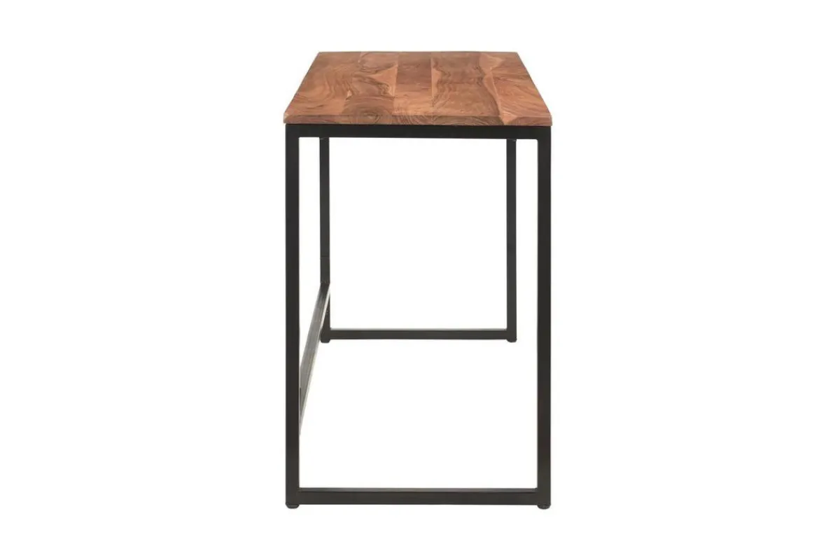 Miliboo Schreibtisch aus massivem Akazienholz und Metall HOORN* Design-schreibtische