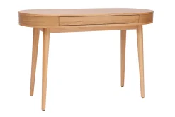 Miliboo Schreibtisch mit Schublade aus hellem Holz B120 cm JUDITH* Design-schreibtische