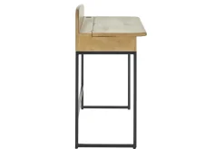 Miliboo Schreibtisch mit Stauraum aus massivem Mangoholz B100 cm SHIVA* Design-schreibtische