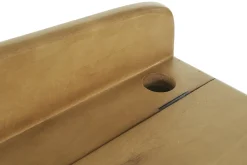 Miliboo Schreibtisch mit Stauraum aus massivem Mangoholz B100 cm SHIVA* Design-schreibtische