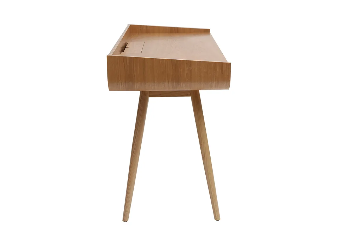 Miliboo Schreibtisch skandinavisch helles Holz HALLEN* Design-schreibtische