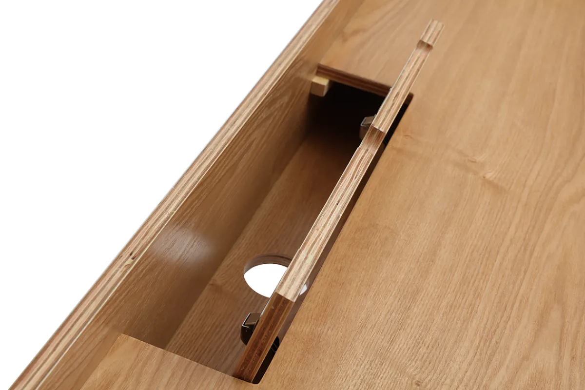 Miliboo Schreibtisch skandinavisch helles Holz HALLEN* Design-schreibtische