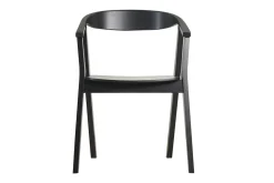 Miliboo Schwarze Design-Stühle aus Holz (2er- Set) BAHIA* Design-stühle