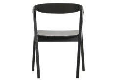 Miliboo Schwarze Design-Stühle aus Holz (2er- Set) BAHIA* Design-stühle