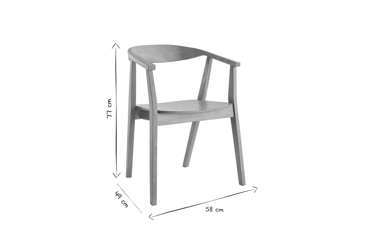 Miliboo Schwarze Design-Stühle aus Holz (2er- Set) BAHIA* Design-stühle