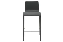 Miliboo Schwarze stapelbare Designer-Barhocker H65 cm (2er-Satz) KUPA* Barhocker