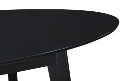 Miliboo Schwarzer ausziehbarer Esstisch L160-200 cm MARIK* Ausziehtische