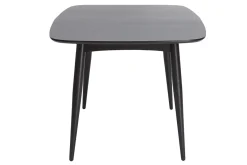 Miliboo Schwarzer ausziehbarer Tisch 130-160 cm NORDECO* Ausziehtische