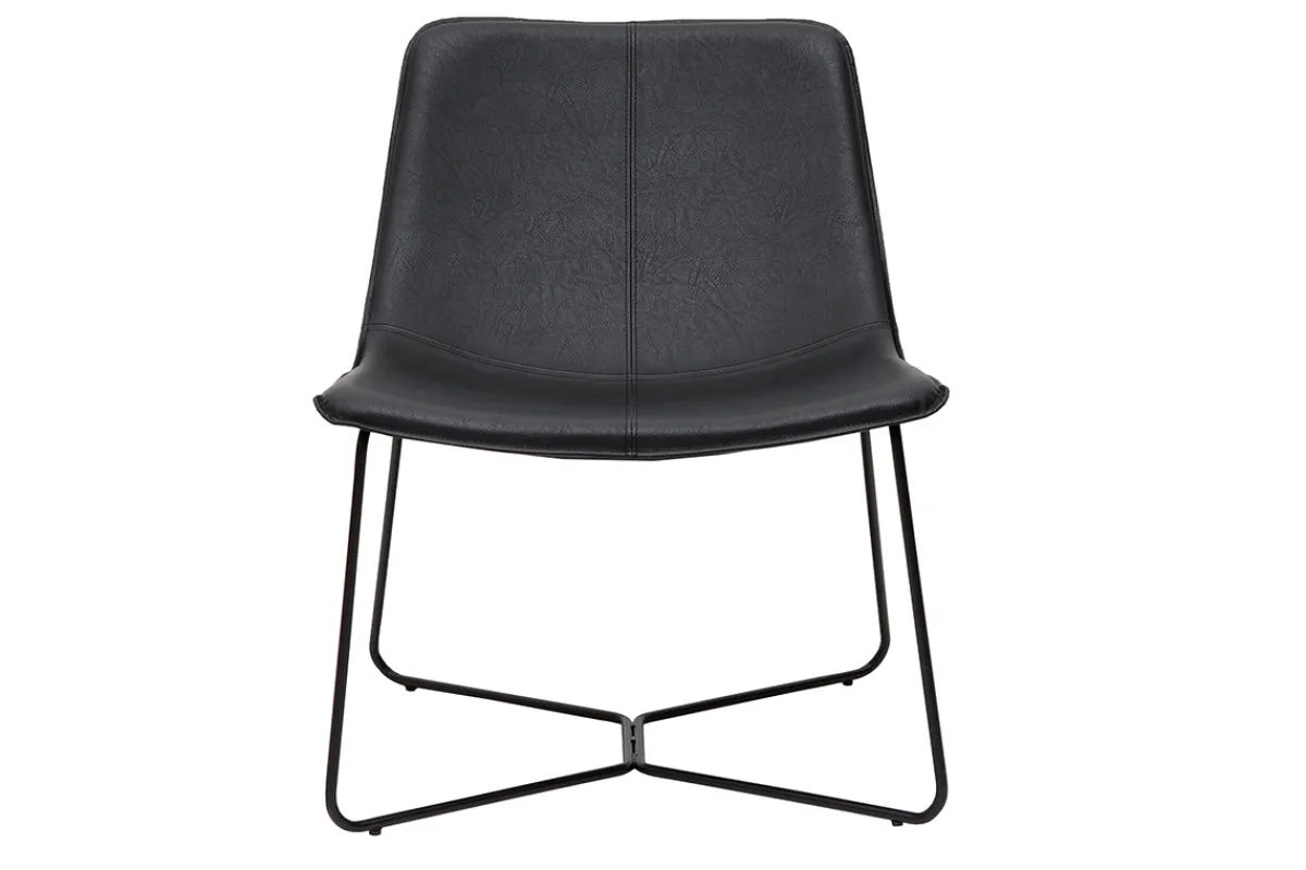 Miliboo Schwarzer Sessel SANTI* Design-sessel|Sessel