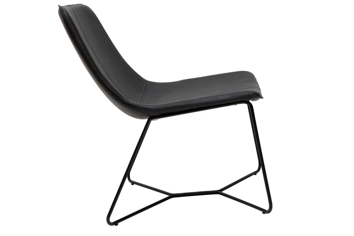 Miliboo Schwarzer Sessel SANTI* Design-sessel|Sessel