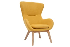Miliboo Senfgelber Samtsessel ESKUA* Design-sessel|Sessel