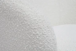 Miliboo Sessel aus Stoff mit Bouclé-Wolleffekt und Metall MAGGIE* Design-sessel|Sessel