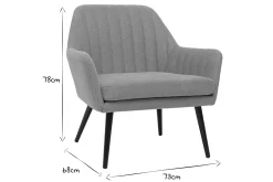 Miliboo Sessel im senfgelbem Samtdesign mit Metallfuß GASTON* Design-sessel|Sessel