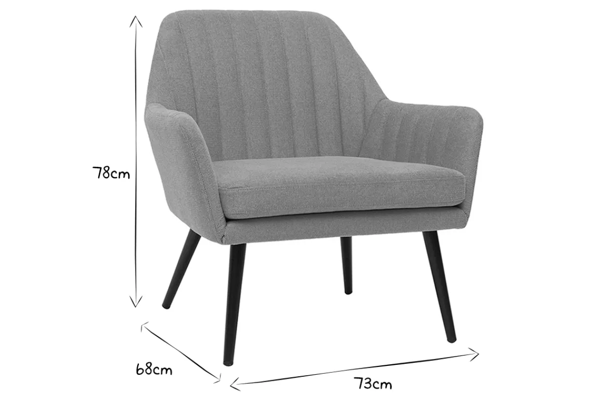 Miliboo Sessel im senfgelbem Samtdesign mit Metallfuß GASTON* Design-sessel|Sessel