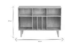 Miliboo Sideboard Ablageschrank für Flaschen oder Platten aus Mangoholz ISIDRO* Sideboards