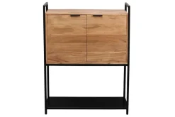 Miliboo Sideboard aus Akazie und schwarzem Metall H110 cm ARTHUS* Sideboards