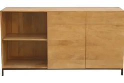 Miliboo Sideboard Industrie-Stil Mangoholz und Metall YPSTER* Sideboards