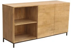 Miliboo Sideboard Industrie-Stil Mangoholz und Metall YPSTER* Sideboards